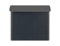 V-Part brievenbus staal antracietkleurig - thumbnail