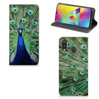 Samsung Galaxy M20 Hoesje maken Pauw - thumbnail