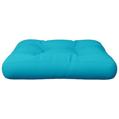VidaXL Palletkussen 58x58x10 cm oxford stof turquoise