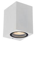 Lucide ZARO - Wandspot / Wandlamp Binnen/Buiten - 1xGU10 - IP44 - Wit - thumbnail