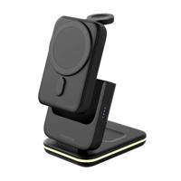 Mobilize 4in1 Wireless Charger Station with Detachable Power Bank 5000mAh Black - thumbnail