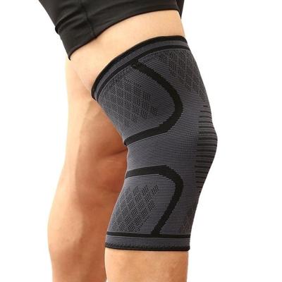 1 paar comfortabel ademend elastische Nylon sport brei knie Pads Size:M(Black) 1 paar comfortabel ademend elastische Nylon sport brei knie Pads Size:M(Black)