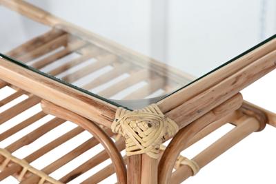 Hoofdtafel Home ESPRIT Natuurlijk Bamboe Rotan 76 x 46 x 40 cm Hoofdtafel Home ESPRIT Natuurlijk Bamboe Rotan 76 x 46 x 40 cm