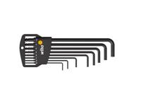 Wiha Stiftsleutelset | in Classic houder | Zeskantkogelkop | 9-delig | chemisch gezwart | inchuitvoering | in blister - 2939 - 02939 - thumbnail