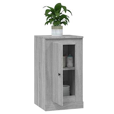 Dressoir 37,5x35,5x67,5 cm bewerkt hout grijs sonoma eikenkleur