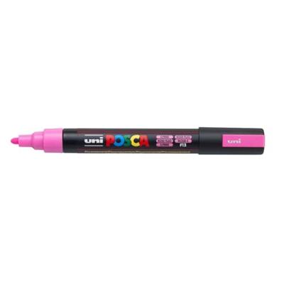 Fluoriscerende Markeerstift POSCA PC-5M Roze (6 Stuks)