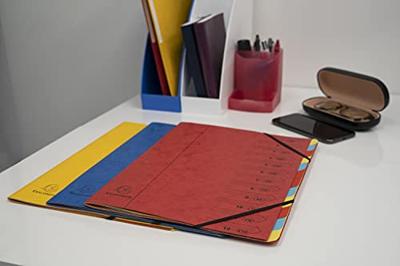 Exacompta Sorteermap 12-delig, blauw