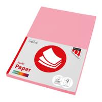 Quantore Kopieerpapier fastprint a4 160gr roze 50vel - thumbnail