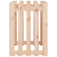 Plantenbak verhoogd met hekontwerp 100x50x70 cm grenenhout - thumbnail