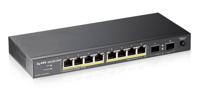 Zyxel 10-poorts Gigabit Unmanaged PoE+ Switch [8-poorts met 130 Watt budget] - Zonder ventilator [GS1100-10HP] - thumbnail