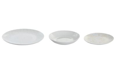 Serviesset DKD Home Decor Blauw Wit Roze Porselein 18 Onderdelen 27 x 27 x 3 cm (2 Stuks) Serviesset DKD Home Decor Blauw Wit Roze Porselein 18 Onderdelen 27 x 27 x 3 cm (2 Stuks)