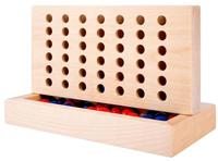 Houten Vier op een Rij-spel - thumbnail