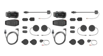 INTERPHONE helm communicatiesysteem "u-com 7 r" helmet com.system interp. u-com 7r double kit