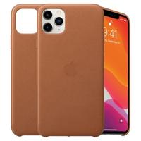 Apple leather case iPhone 11 Pro Max Saddle Brown - thumbnail