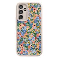 Samsung Galaxy A34 beige case - Floral garden - thumbnail