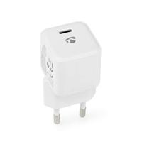 Nedis WCMPD30W100WT Oplader 1.5 / 2.0 / 2.5 / 3.0 A Outputs: 1 Usb-c™ 30 W Automatische Voltage Selectie - thumbnail