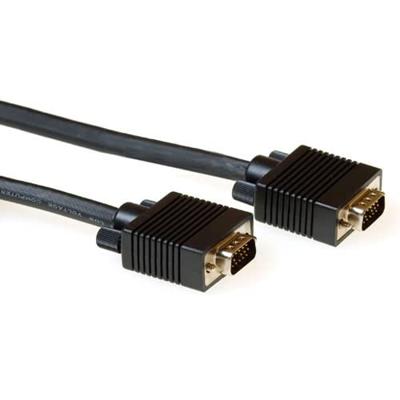 ACT AK4265 High Performance VGA Aansluitkabel Male-Male Zwart - 5 meter