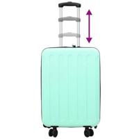 VidaXL Koffer met slot mintgroen 43 x 27 x 66 cm abs kunststof - thumbnail