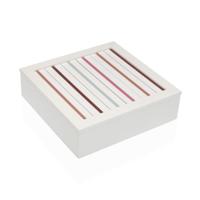 Juwelenkistje Versa FLINT Hout MDF 24 x 7 x 24 cm - thumbnail