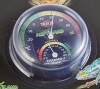 TRIXIE REPTILAND THERMOMETER / HYGROMETER ANALOOG 7,5X7,5 CM 3 ST - thumbnail