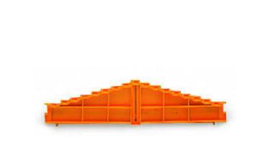 WAGO 727-156 Afsluitplaat Grijs 25 stuk(s)