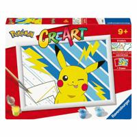 Ravensburger Creart schilderen op nummer - pokémon pikachu - thumbnail
