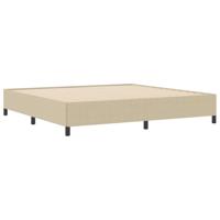 Bedframe Grijs groen 200 x 200 cm Katoenen stof - thumbnail