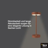 SLV Buiten tafellampVinolina roest - oplaadbaar - 1007361 - thumbnail