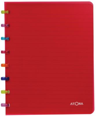 Atoma Tutti Frutti schrift, ft A5, 144 bladzijden, gelijnd, geassorteerde kleuren Atoma Tutti Frutti schrift, ft A5, 144 bladzijden, gelijnd, geassorteerde kleuren