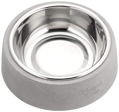 Beeztees K&Bz Riboco 1 Kattenbord 12,5 x 12,5 x 4 cm / 160 ml grijs 2000 g