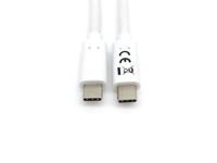 Equip USB-kabel 3.2 C -> C 1 m wit - thumbnail