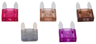 Dresselhaus assortiment zekeringen "sb-mix 8 - 9 flat plug-in fuse sb-mix mini/2-7,5a/5st. blister