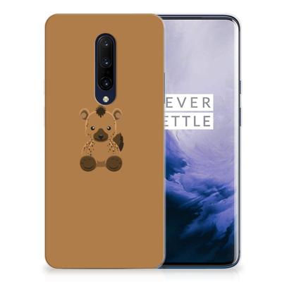 OnePlus 7 Pro Telefoonhoesje met Naam Baby Hyena OnePlus 7 Pro Telefoonhoesje met Naam Baby Hyena