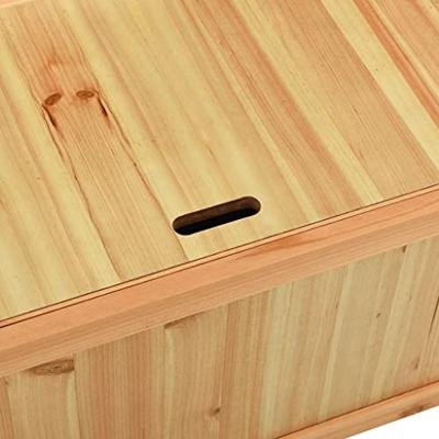 Bankje 107x45x75,5 cm massief vurenhout