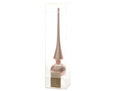 Decoris piek glas poederroze glans 6x26cm