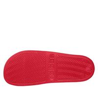 Badslippers Adilette Cloudfoam Rood Wit - thumbnail