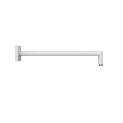 Wandarm Tres 40 cm met Scherpe Bocht en Block Afdekplaat Mat Wit Wandarm Tres 40 cm met Scherpe Bocht en Block Afdekplaat Mat Wit