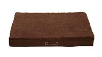 Sun Garden buddy orthopedisch hondenkussen 100x65x10cm donkerbruin - thumbnail