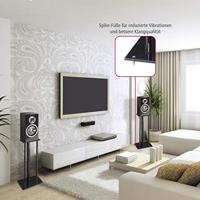 Hama Speaker Stand Next 2Pcs Black - thumbnail