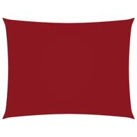 Zonnescherm rechthoekig 5x6 m oxford stof rood - thumbnail