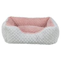 Trixie hondenmand kaline mio hoekig grijs / oudroze - thumbnail