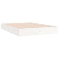Bedframe massief hout wit 180x200 cm - thumbnail