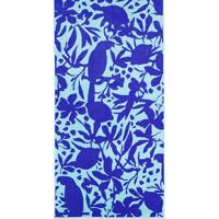 Cawö Cawo Beach Tropical Jacquard Strandlaken 80x180 aqua - thumbnail