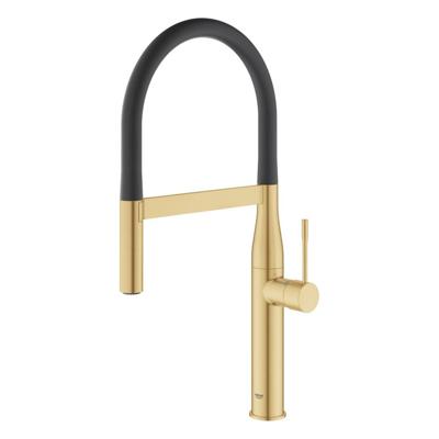 GROHE Essence Keukenkraan - hoog - 2 straalsoorten - met profesionele handdouche - cool sunrise geborsteld 30294GN0 - thumbnail