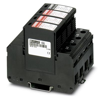 Phoenix Contact 2800184 VAL-MS-T1/T2 335/12.5/3+1 Overspanningsveilige afleider Overspanningsbeveiliging voor: Verdeelkast 12.5 kA 1 stuk(s) Phoenix Contact 2800184 VAL-MS-T1/T2 335/12.5/3+1 Overspanningsveilige afleider Overspanningsbeveiliging voor: Verdeelkast 12.5 kA 1 stuk(s)