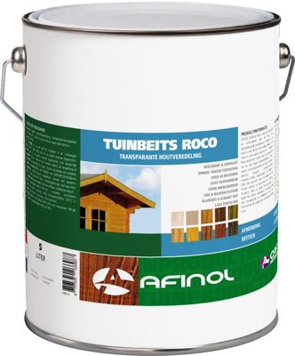 Afinol Tuinbeits Roco Transparant Dark Brown (donkerbruin) 5 liter Afinol Tuinbeits Roco Transparant Dark Brown (donkerbruin) 5 liter