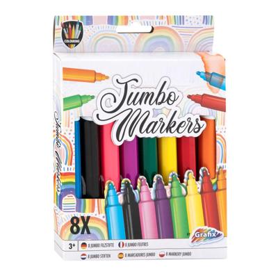 Moxy jumbo viltstiften 8 stuks