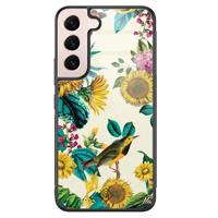 Samsung Galaxy S22 glazen hardcase - Sunflowers - thumbnail