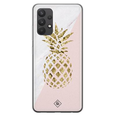 Samsung Galaxy A32 4G siliconen hoesje - Ananas Samsung Galaxy A32 4G siliconen hoesje - Ananas