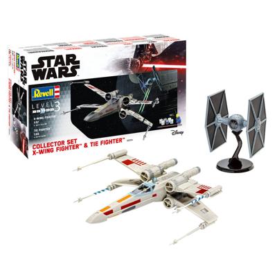 Revell Star Wars X-Wing Fighter & 1/65 Tie Fighter
